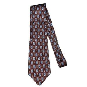 Christian Dior Gravate 100% Silk Tie Business Office Work Formal Blue